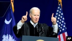 Shugaban Amurka Joe Biden a Orangeburg, S.C.