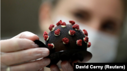 Coronavirus-Shaped Cake