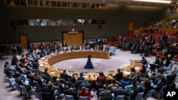 การประชุมคณะมนตรีความมั่นคงแห่งสหประชาชาติ (UNSC) ในวันที่ 22 ธันวาคม 2023 ในมติที่เกี่ยวกับสงครามอิสราเอล-ฮามาส (ที่มา: AP)