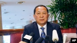 Ri Yong Ho, mantan perunding utama Korea Utara dalam pembicaraan perlucutan senjata nuklir, terpilih menjadi Menlu Korea Utara yang baru (Foto: dok).