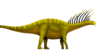 Gambar spekulasi bentuk Bajadasaurus dengan leher yang berduri yang hidup dalam periode Kretaseus atau sekitar 140 juta tahun lalu (foto: ilustrasi).