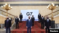 Para menteri luar negeri G7 bertemu di London untuk pertemuan tatap muka pertama dalam dua tahun. (Foto: Reuters)