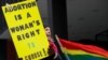 A demonstrator protests at an abortion rights rally in Chicago, Illinois, Jan. 15, 2017.