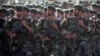 Para tentara anggota Korps Pengawal Revolusi Iran dalam parade di Teheran (foto: dok). 