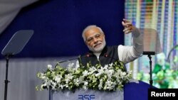 အိန္ဒိယ ဝန်ကြီးချုပ် Narendra Modi (Jan. 9, 2017)
