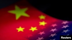 美中國旗