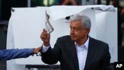  Andres Manuel Lopez Obrador ne sabon shugaban kasar Mexico; shi ya lashen zaben da aka yi jiya Lahadi