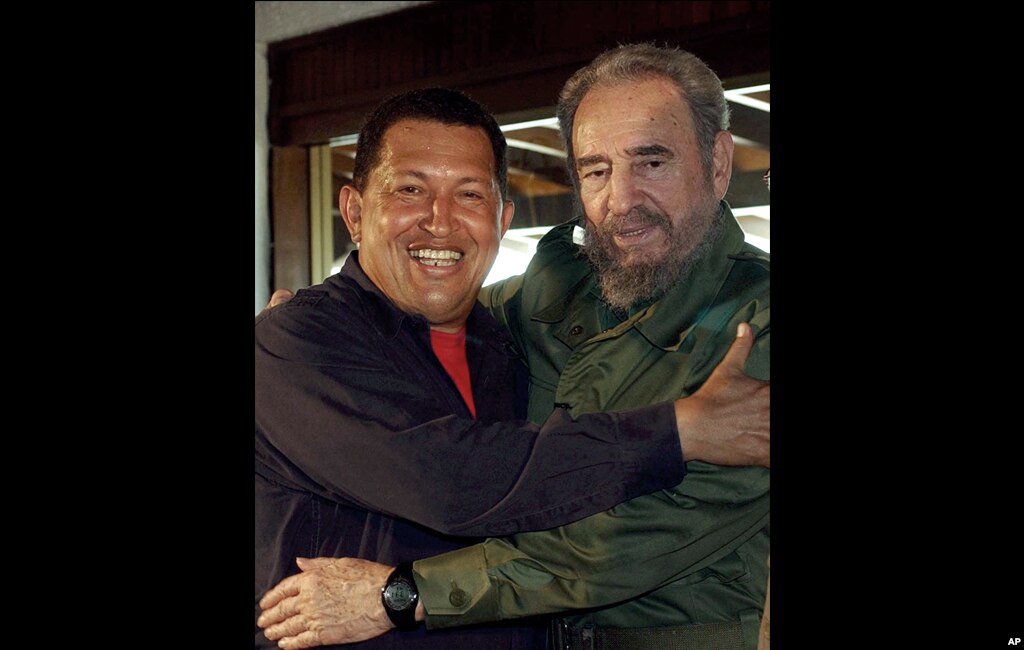 Kuba rahbari Fidel Kastro bilan, 2003-yil. 