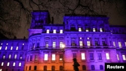 Kantor Persemakmuran dan Pembangunan Luar Negeri (FCDO) Inggris yang terletak di London, tampak dalam gambar yang diambil pada 16 Februari 2022. (Foto: Reuters/Henry Nicholls)