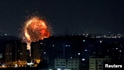 انفجار با حملات اسرائيل به غزه