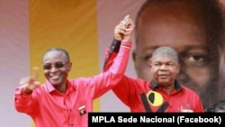 Bornito de Sousa (esq) e João Lourenço (dir)