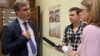 Nino Bilajac i Jelena Jevtić, novinari CIN-a u razgovoru sa delegatom Doma naroda FBiH