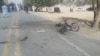 دھماکے کے بعد جائے واقعہ کا منظر