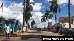 Cidade do Uíge, em Angola