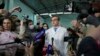 Alexander Murakhovsky, chief physician of the Omsk Ambulance Hospital No. 1 intensive care unit where opposition leader Alexei Navalny was hospitalized, speaks to the media in Omsk, Russia.