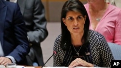 Duta Besar Amerika untuk PBB Nikki Haley (foto: dok). 