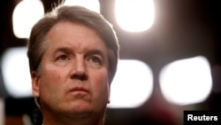 Calon Hakim Mahkamah Agung Brett Kavanaugh di Gedung Capitol, Washington, D.C., 4 September 2018. (Foto: dok).