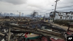 Hurricane Sandy Lashes US East Coast