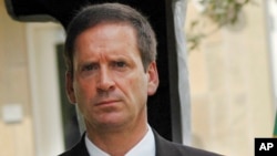 FILE - Then-US ambassador to Tanzania Mark Green is seen at the U.S. embassy in Tanzania, Aug. 7, 2008. 