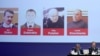 Foto para tersangka: tiga warga Rusia dan seorang warga Ukraina terkait penembakan jatuhnya pesawat MH17 dalam sidang di Belanda.