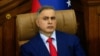 El fiscal general de Venezuela, Tarek William Saab, durante un acto por la visita del fiscal de la Corte Penal Internacional (CPI), Karim Khan.