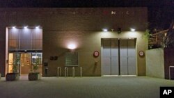 Vue extérieure de la prison de Scheveningen, où se trouve Laurent Gbagbo