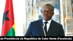 Úmaro Sissoco Embaló, Presidente da Guiné-Bissau, em Cabo Verde, Praia, 8 de Julho de 2021