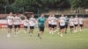 La sélection allemande lors d’une séance d’entrainement en Russie, 7 juin 2018. 