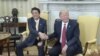 川普安倍峰会 贸易和朝鲜导弹是两大议题