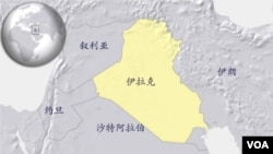伊拉克和周邊國家簡圖