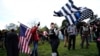 US Far-Right Group Rallies in Portland in Support of Trump