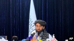 ذبیح الله مجاهد، سخنگوی طالبان. - ۲۶ مرداد
