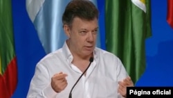 El mandatario colombiano Juan Manuel Santos se reunió con su homólogo español Mariano Rajoy.