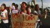 Estudiantes venezolanas denuncian la violencia