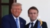 Дональд Трамп и Эммануэль Макрон. Белый дом, 24 февраля 2025 г. 