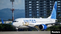 Salah satu pesawat milik maskapai United Airlines (foto: ilustrasi). 