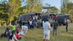 မြဝတီခရိုင်အတွင်းတိုက်ပွဲ လက်နက်ကြီးကျည်တချို့ ထိုင်းနိုင်ငံဘက် ကျရောက်