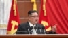 Pemimpin Korea Utara Kim Jong Un menghadiri rapat komite pusat Partai Buruh di Pyongyang, Korea Utara, pada 1 Januari 2023. (Foto: KCNA via Reuters)