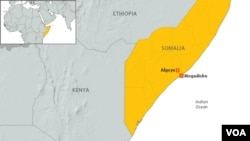 Peta wilayah Somalia (Foto: dok).