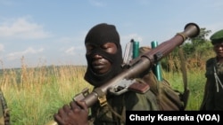 Wanamgambo kwenye mbuga ya kitaifa ya Virunga
