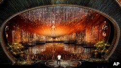 Host Chris Rock speaks at the Oscars on Sunday, Feb. 28, 2016, at the Dolby Theatre in Los Angeles. (Photo by Chris Pizzello/Invision/AP)