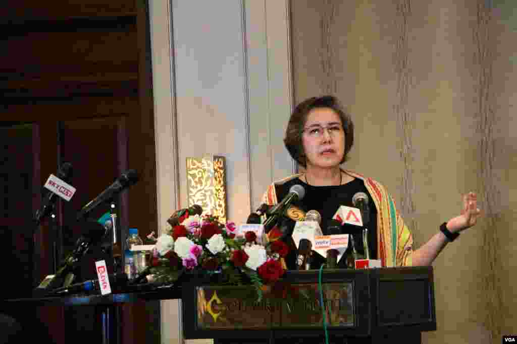 မြန်မာနိုင်ငံဆိုင်ရာ ကုလသမဂ္ဂ လူ့အခွင့်အရေးအထူးကိုယ်စားလှယ် Dr.Yanghee Lee သတင်းစာရှင်းလင်းပွဲ