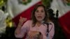 Presidenta de Perú no teme posibles intentos de destituirla por presunto enriquecimiento