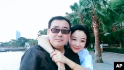 澳洲華裔作家楊恆均和他的妻子（資料照片）