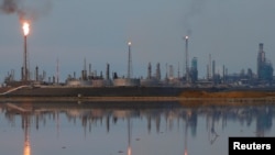 FILE - The Amuay refinery complex belongs to the Venezuelan state oil company PDVSA in Punto Fijo, Venezuela, Nov. 17, 2016.