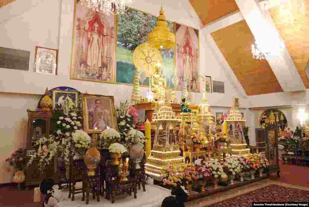 Thai king funeral wat thai dc
