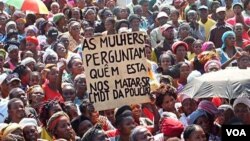 Imagem de arquivo - Manifestação no Cafunfo