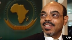 Ethiopian Prime Minister Meles Zenawi (2008 file photo)