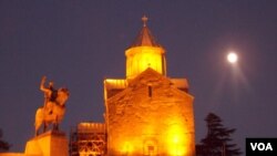 Metekhi church in Georgia 
