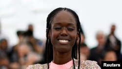 "Banele e Adama" (Banel & Adama) director Ramata-Toulaye Sy poses at the 76th Cannes Film Festival in Cannes, France, May 21, 2023.